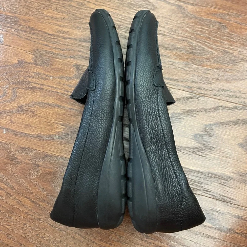 Easy Spirit Loafers Womens Black Esabide Leather Slip On Comfort Shoes 7.5M - Picture 6 of 7
